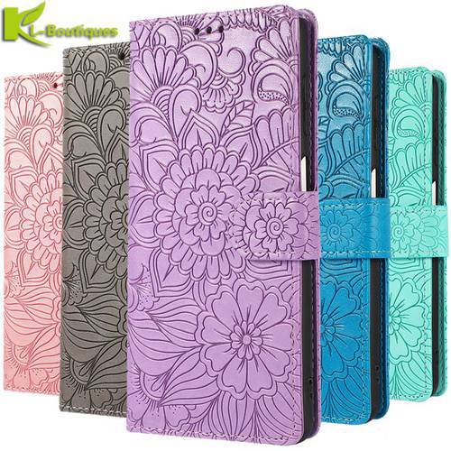 For Samsung Galaxy A52s 5G SM-A528B Case 3D Flower Leather Flip Phone Case on For Samsung A 52S A52 S 5G Wallet Cover Funda Para