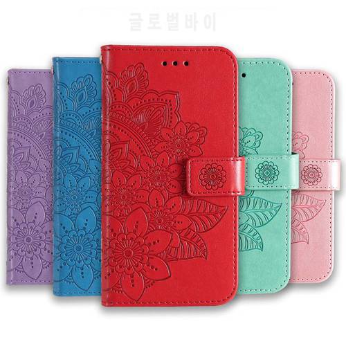 3D Flower Flip Wallet Case For Samsung Galaxy A02 A03 Core A02S A03S M02 M02S A13 Lite A53 A73 5G Leather Stand Card Phone Cover