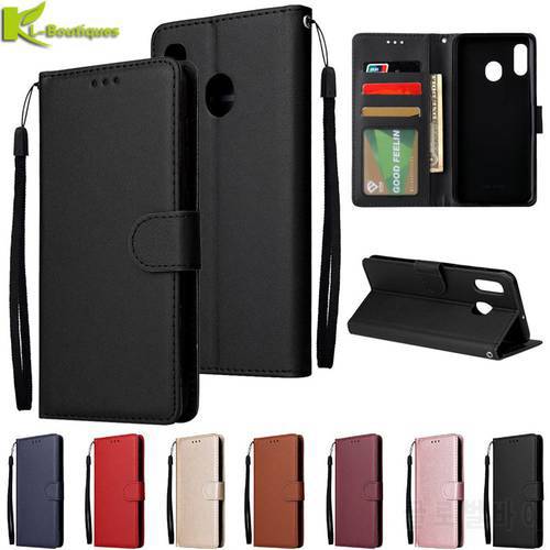 sFor Samsung Galaxy A20s Leather Case on for Coque Samsung A20s A20 S A 20s A207F Cover Classic Style Flip Wallet Phone Cases