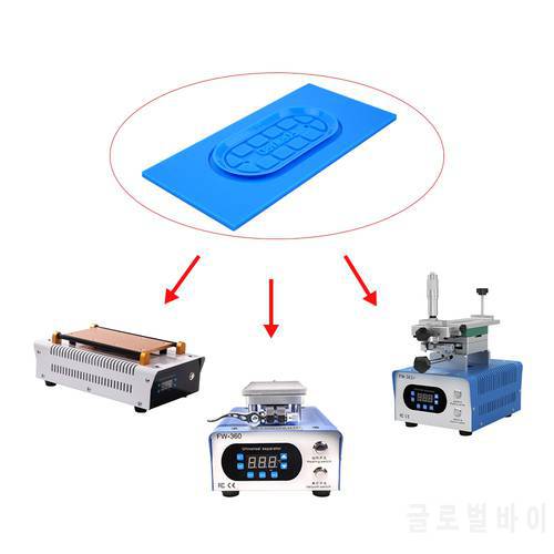 FORWARD Universal Silicone Separator Pad Heat-resistant Anti-slip Adsorption Mat for 7inch LCD Screen Separate Machine