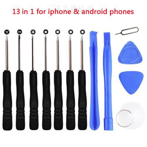 Phone Repair Tool Sets Screwdriver Kit Disassembly 13 In 1 For Iphone Huawei Xiaomi Ipad Smartphone Screen Opening