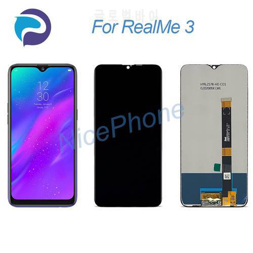 For RealMe 3 LCD Display Touch Screen Digitizer Replacement RMX1821/25,1821 6.22