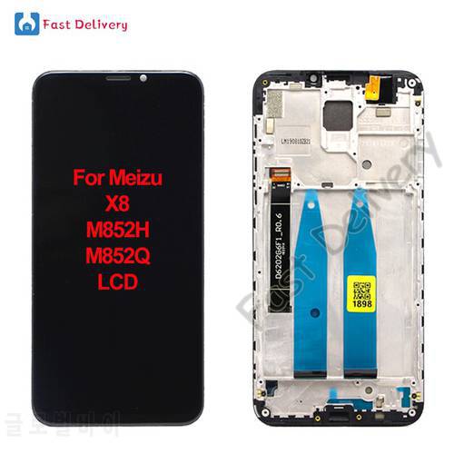 For Meizu X8 M852H M852Q LCD Display Touch Screen Digitizer Assembly For Meizu X8 lcd 6.2