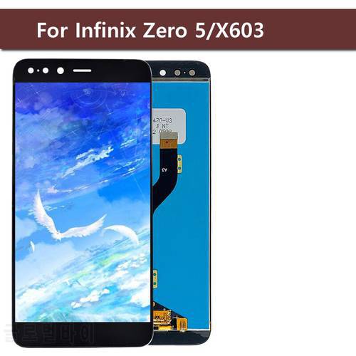 Black LCD For Infinix Zero 5 X603 X603B LCD Display With Touch Screen Digitizer Assembly Zero 5 X603 LCD Replacement