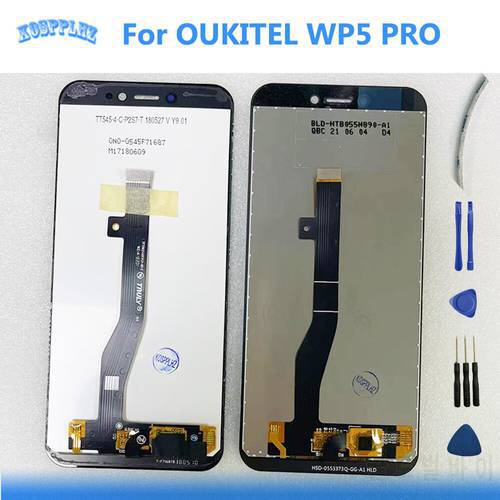 LCD Display and Touch Screen Digitizer Original For Oukitel WP5 PRO Tested Well Replacement for Oukitel WP5 Pro lcd +Tools