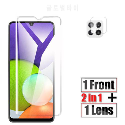 HD Tempered Glass For Samsung Galaxy A22 Glass Screen Protector For Samsung A22 4G 5G Safety Camera Lens Protective Film A 22