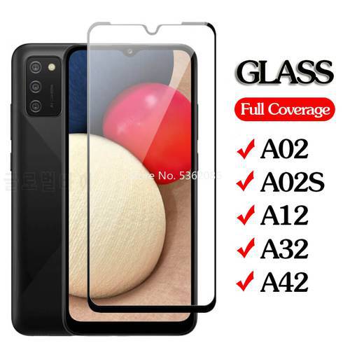 Tempered Protective Glass For Samsung A02 A12 A32 A42 A02s Safety Screen Protector Armor on Samsun Galaxi A 02s A02 s Glas Film