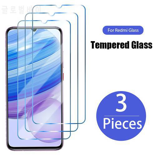 3PCS Tempered Glass For Redmi Note 9 8 7 Pro 9S 9T 8T Screen Protector On For Xiaomi Redmi 9 9T 9A 9C NFC 8A 7A 9AT 8 7 Glas