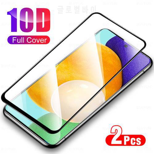 2 Pcs Protective Glass for Samsung Galaxy A52 Screen Protector Tempered Glass for Samsung A52 A52s A72 A 52 72 5G Tempered Film