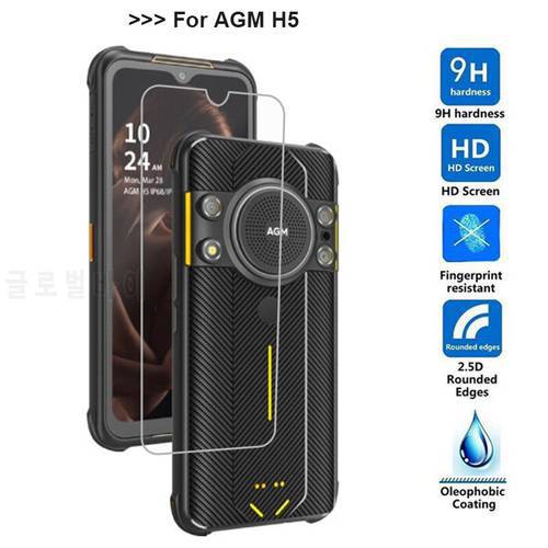 AGM H5 Tempered Glass 9H Explosion-proof Ultra-thin HD Clear Protective Glass Phone Film For Vidrio AGM H5 H 5 Screen Protector