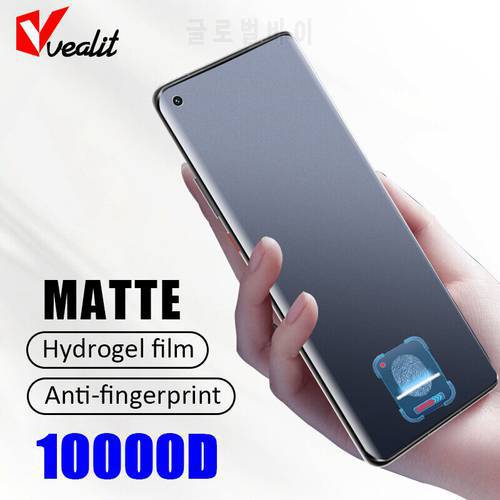 1-3Pcs Anti-fingerprint Matte Hydrogel Film for Oppo Realme 8 7 6i 6s 5 X50 X7 Q3 GT2 Pro XT C3 C11 C21 GT Neo Screen Protector