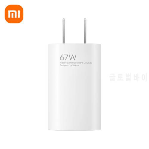 Xiaomi 67W GaN Charger With 6A Type-C Quick Charging Cable For Xiaomi Smartphones notebook Fast Charger MDY-13-ES
