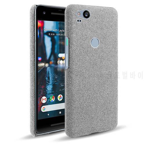 Cloth Cases for Google Pixel 2 Case Slim Retro Cloth Hard Phone Cover For Google Pixel 2 Pixel2 5.0