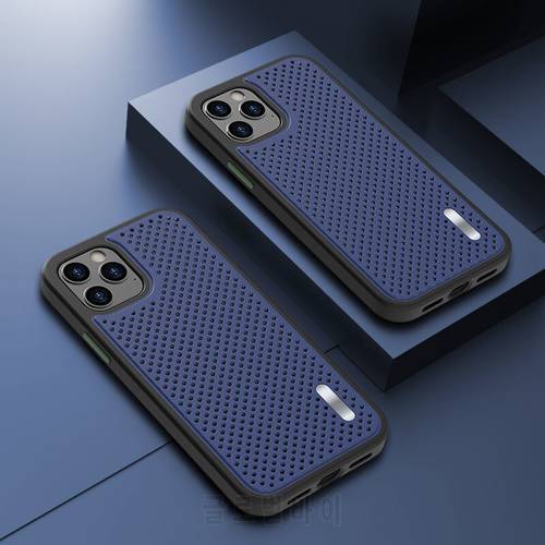 Heat Dissipation Phone Case for iphone 11 12 Pro Max Case Shockproof Portable Handy Cover for iphone 12 Pro 12 Mini 11 Pro Coque