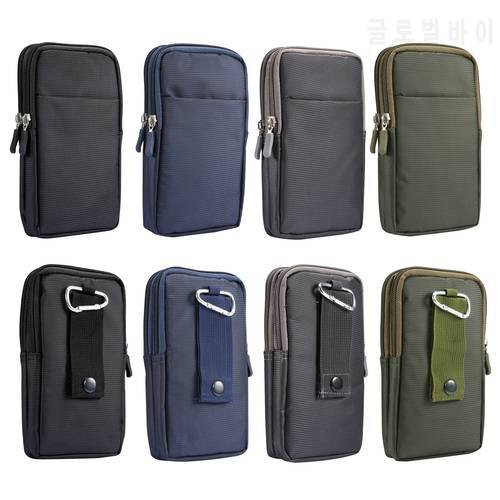 High Quality 5.5-6.5-6.7-6.9inch Universal Nylon sports Phone Pouch Messenger Bag Case cover Waist Bag Outdoor Sport Phone Cover