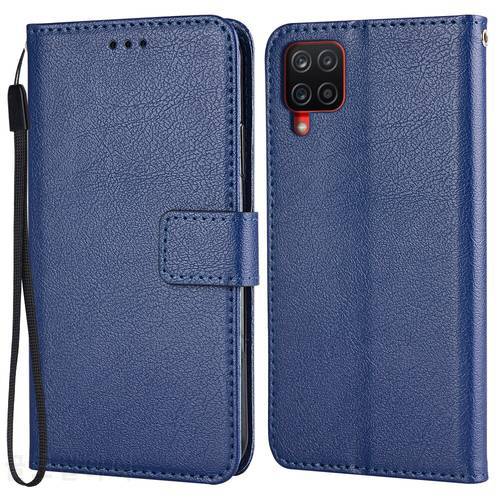 Wallet Case For On Samsung Galaxy M12 M127 M127F SM-M127F 6.5&39&39Stand Leather Case Card Slots Book caseWith Hand Rope