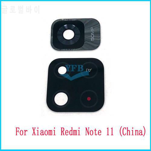 2pcs For Xiaomi Redmi Note 11 11S 11T Pro Plus 5G POCP X4 5G Rear Back Camera Glass Lens Cover With Adhesive Sticker