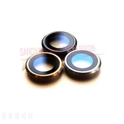 10 Pcs/Lot High Quality Back Rear Camera Glass Lens With Metal Frame Holder Ring Cover For iPhone 8 Replacement Repair Parts