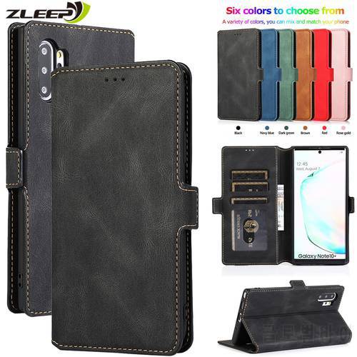 Wallet Luxury Leather Case For Samsung Galaxy S22 S21 S20 FE S10 E S9 S8 Note 20 Ultra 10 Plus 9 8 Stand Holder Shockproof Cover