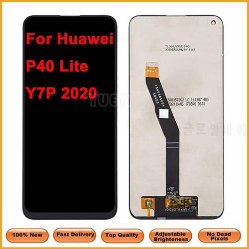 For Huawei P40 Lite E ART-L28 ART-L29 ART-L29N LCD Display Digitizer Glass Panel For Huawei Y7P 2020 LCD Display Accessory Parts
