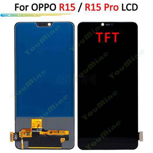 for OPPO R15 LCD Touch Screen Digitizer PACM00 Spare Parts replacement for Oppo R15 Pro lcd display