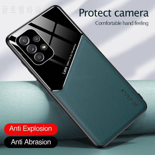 Magnetic leather phone case For Samsung Galaxy A32 5G Shockproof protective back case for samsung galaxi a 32 32a 4G 5G coupe