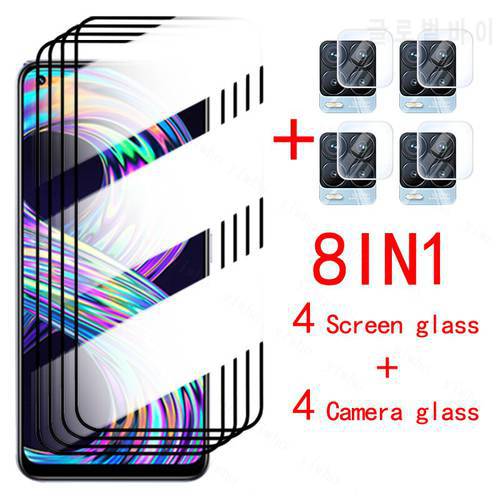 8in1 Tempered Glass For Oppo Realme 8 Pro Camera Screen Protector Realmy Realmi 8Pro Realme8 RMX3085 RMX3081 6.4