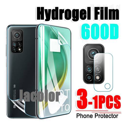 Safety Hydrogel Film For Xiaomi Mi 10T Pro Back Screen Protector Camera Glass For Xiaomi10t Mi10t Soft Water Gel Film Xiomi 10T