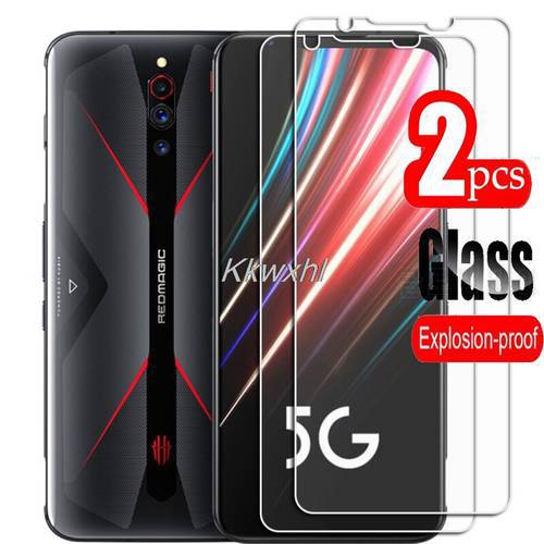 2PCS FOR ZTE Nubia Red Magic 5G 5S High HD Tempered Glass Protective On RedMagic NX659J Phone Screen Protector Film