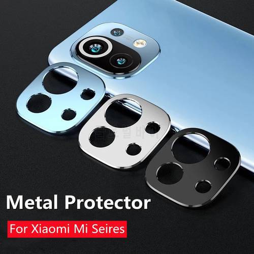 Camera Lens Screen Protector for Xiaomi Mi 11 Lite 5G Mi11 Ultra 10T Pro Aluminum Metal Ring No Glass for Xiaomi Poco F3 Case