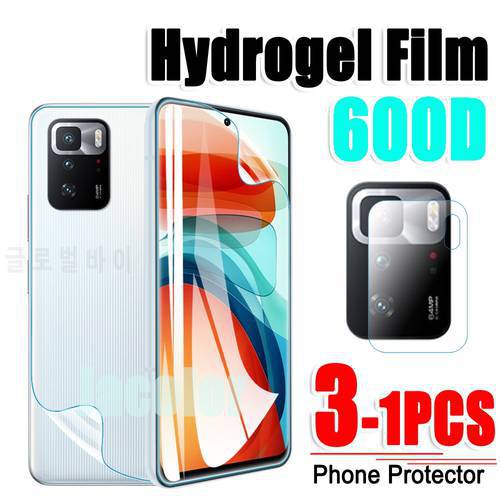 Safety Hydrogel Film For Xiaomi Poco X3 GT Back Screen Protector Camera Glass For Xiaomi Poco X3GT X 3GT Water Gel Soft Film