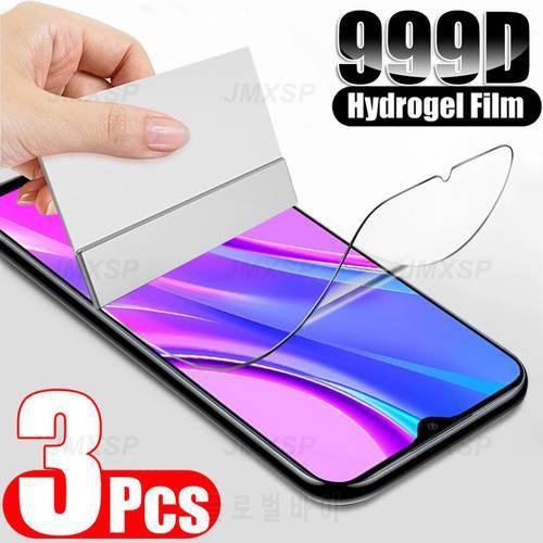 3Pcs Hydrogel Film For Xiaomi Redmi Note 9 8 Pro 8T 9T 9S Screen Protector on For Redmi 9 8 8A 9A 9i 9T 9AT 9C NFC 10X Pro Film