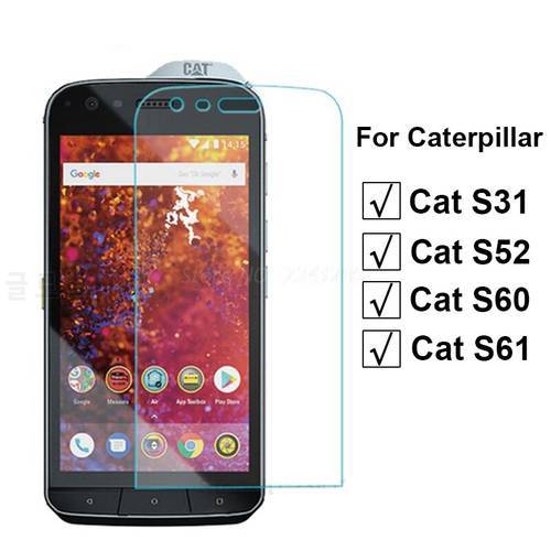 Tempered Glass For Caterpillar Cat S60 S52 Screen Protector Glass On The For Cat S62 S61 S31 Protective Phone Film Glass Cover