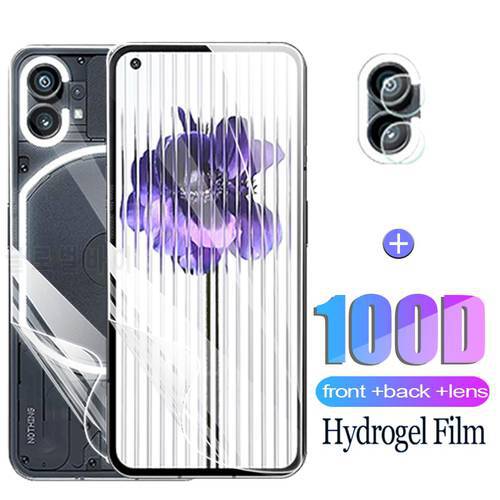 Front Back Hydrogel Film For Nothing phone 1 Screen Protector Film No thing phone one phone1 (1) Camera Lens Protection Glass