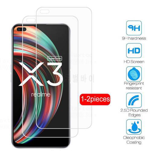 1-2pcs protector Realme X3 SuperZoom Smartphone glass screen protector or OPPO Realme X3 X 3 Super Zoom safety glass films