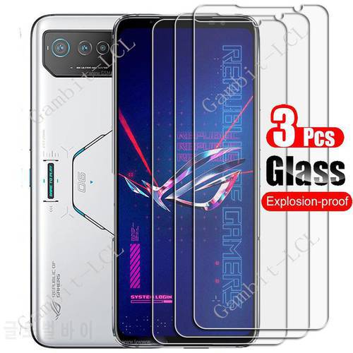 3PCS 9H HD Tempered Glass For ASUS ROG Phone 6 Pro 6.78