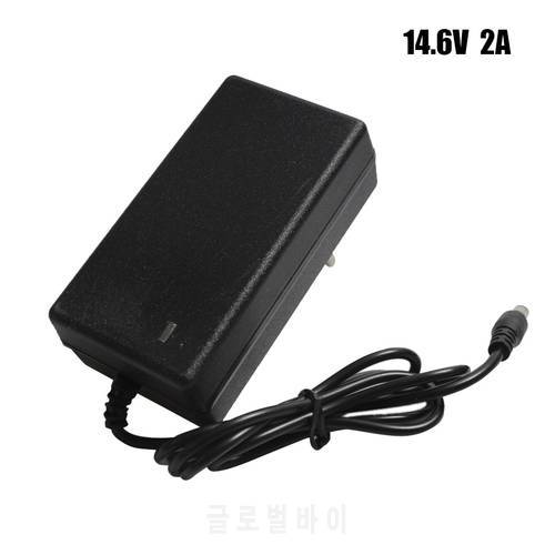 14.6V 2A Lithium Battery Charger 12.8V Charger For 4 Series 14.6V Lithium Polymer Battery Pack Charger With LED Light Shows