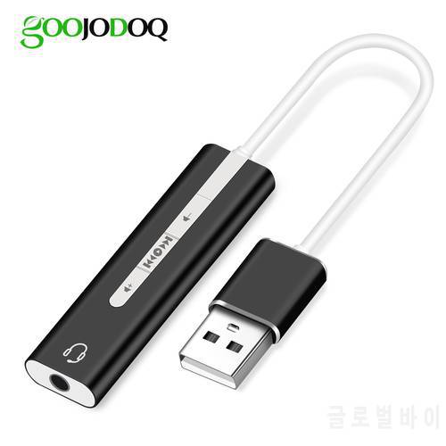 2 IN 1 USB External Sound Card USB C / USB 3.0 to 3.5mm Jack Audio Microphone Headphone Adapter for Macbook PC Laptop Sound Card