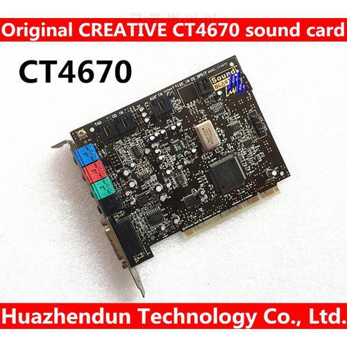 Original for CREATIVE CT4670 PCI 4.1 SOUND CARD support xp/win7 WORKING GOOD