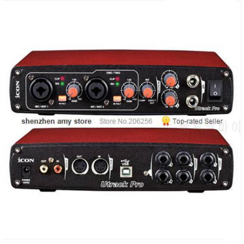 Cheap Promotions ICON Utrack Pro external USB professional audio interface recording sound card free shipping