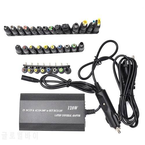 2018 new style, 120W AC Adapter Power Supply Universal For Laptop in Car DC Charger Notebook with 30pcs connector