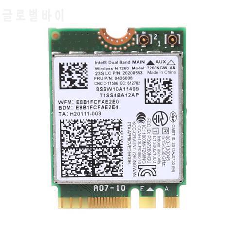 1Pc Wireless WiFi Card Dual Band 04X6008 7260NGW AN Bluetooth 4.0 for Lenovo ThinkPad T440 T440p W540 L440 L540 X240s New Card
