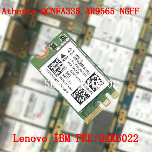 Atheros QCNFA335 WLAN Wifi Bluetooth4.0 NGFF Wireless Card for Lenovo G40-30 45 70 B50 V1000 FRU:04X6022 WLAN