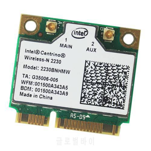 Intel Centrino Wireless-N2230 2230BN 2230 2230BNHMW 2230N Half Mini Pci-e 300Mbps+Bluetooth4.0 Wireless Wlan Wifi Card