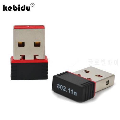 kebidu2019 Mini 150Mbps USB WiFi adapter Wireless Network Card LAN Adapter 150M 802.11n/g/b wi-fi adapters wi fi For PC Computer