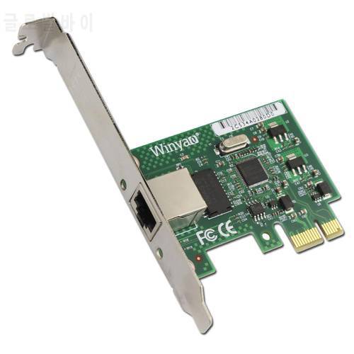 WY1000T1 PCI-E X1 10/100/1000M RJ45 Gigabit Ethernet Network Card Server Adapter Nic For Intel 82574L EXPI9301CT/9301CT