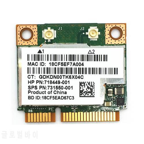 Broadcom BCM943228HMB BCM43228 Half Mini PCI-e Wlan Wireless BT Support Bluetooth 4.0 Card 300M for 210 G1/820 G1