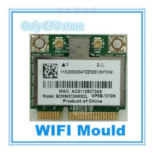 SSEA for Broadcom BCM94313HMG2L BCM4313 Half Mini PCI-E WLAN Card for IBM Lenovo B490 B590 G575 Y470 G575 Y470