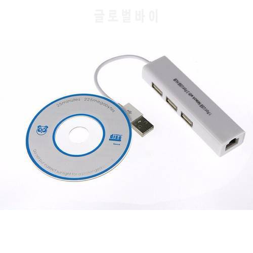Micro USB to Network LAN Adapter Ethernet RJ45 with 3 Port USB 2.0 HUB Adapter for Android tablets RD9700 IC