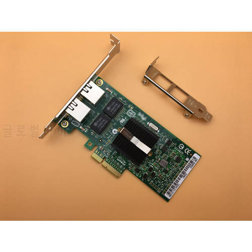 For Chipset Dual Port Gigabit Ethernet Adapter PCIe x4 NIC Card EXPI9402PT Free Shipping